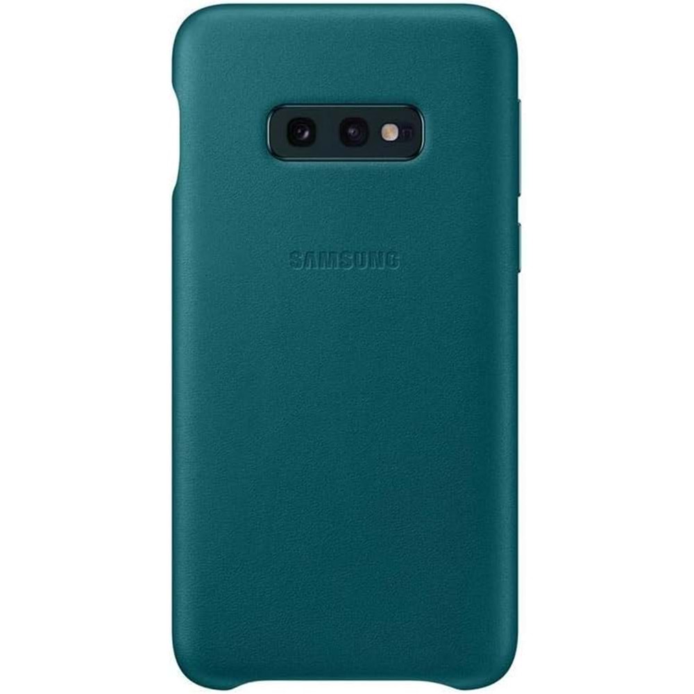 Samsung Galaxy S10e Leather Cover Deri Kılıf, Yeşil EF-VG970LGEGWW