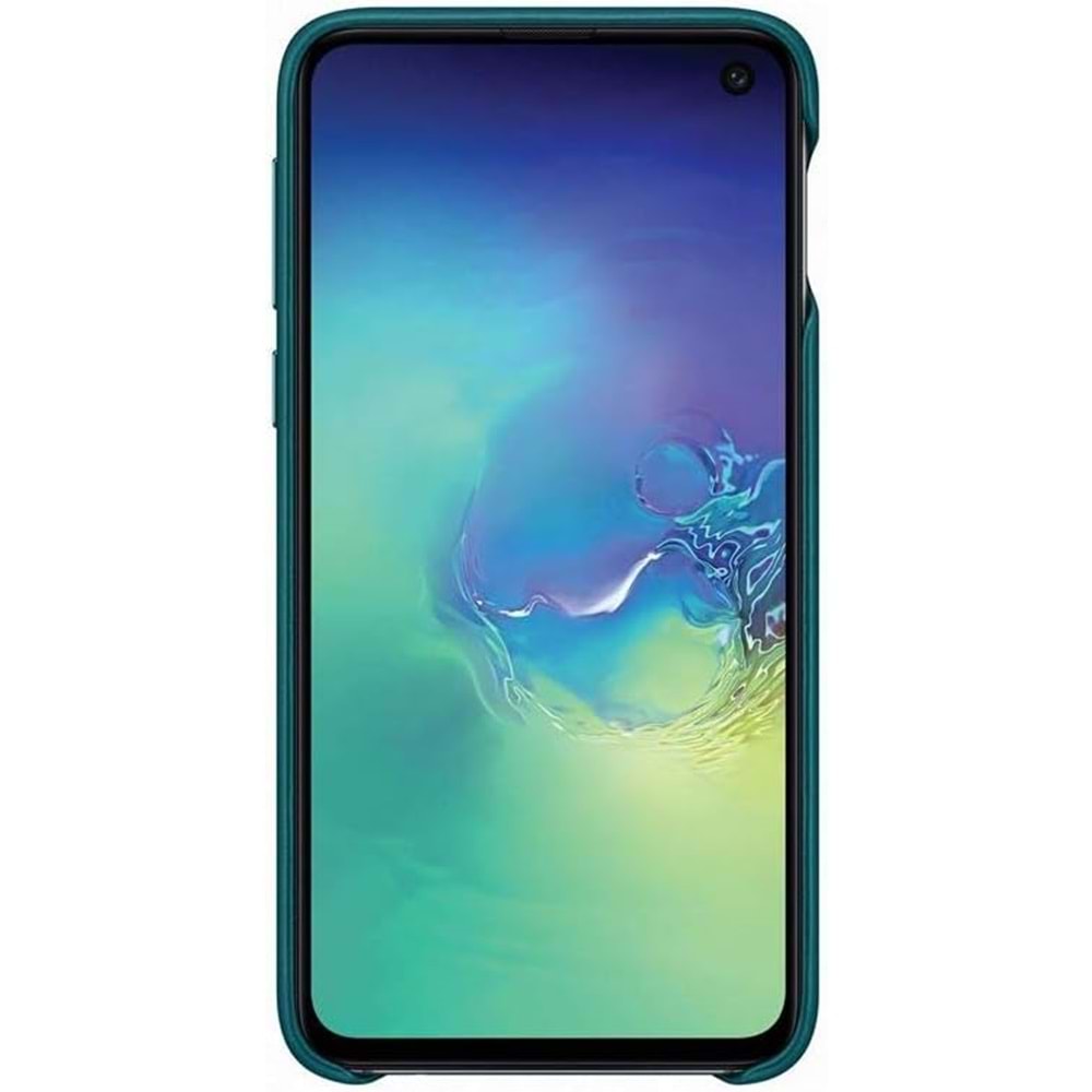 Samsung Galaxy S10e Leather Cover Deri Kılıf, Yeşil EF-VG970LGEGWW
