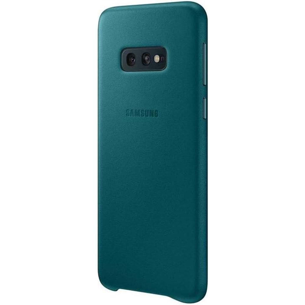 Samsung Galaxy S10e Leather Cover Deri Kılıf, Yeşil EF-VG970LGEGWW