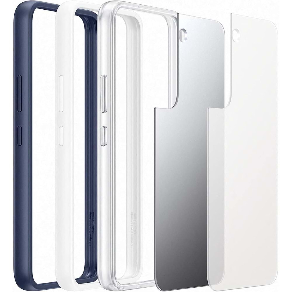 Samsung Galaxy S22 Çerçeveli Kılıf Frame Cover, Şeffaf EF-MS901C