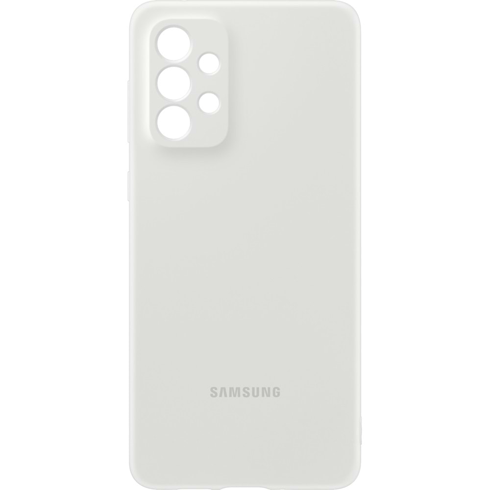 Samsung Galaxy A73 5G Silicone Cover Silikon Kılıf, Beyaz EF-PA736T