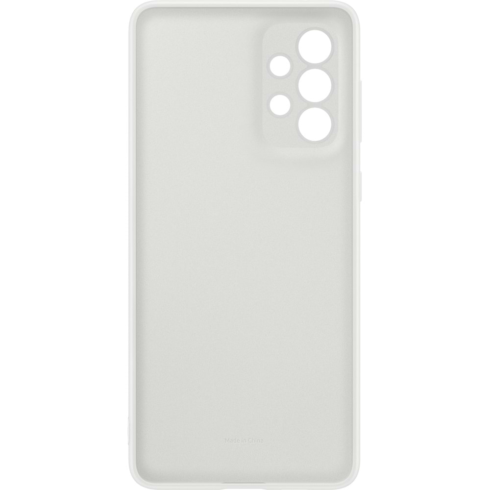 Samsung Galaxy A73 5G Silicone Cover Silikon Kılıf, Beyaz EF-PA736T