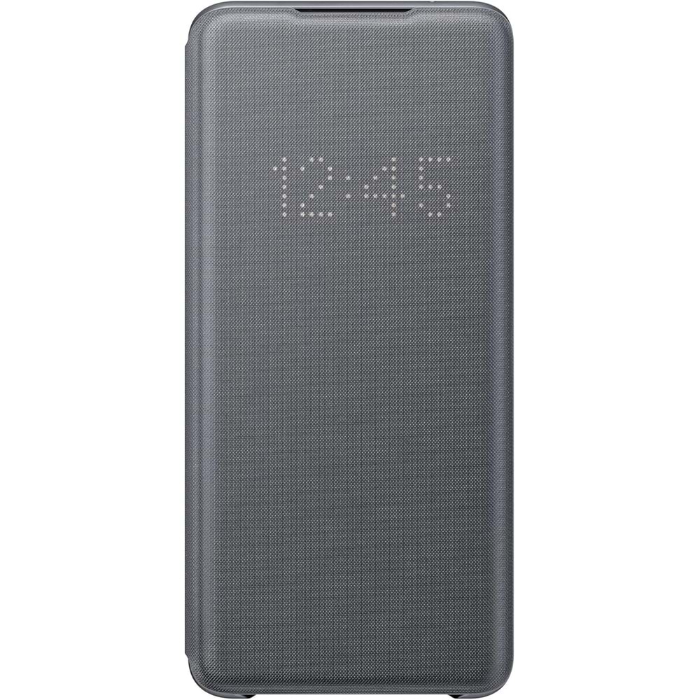Samsung Galaxy S20 Ultra için LED View Cover Akıllı Kılıf, Gri EF-NG988PJEGTR