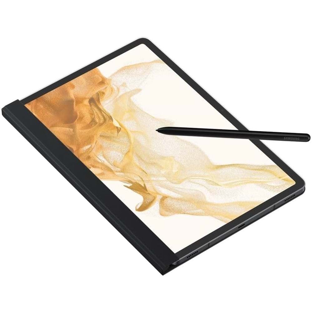 Samsung Galaxy Tab S7 | Tab S8 (11 inç) için Book CoverNote View Cover Not Kılıf, Siyah EF-ZX700