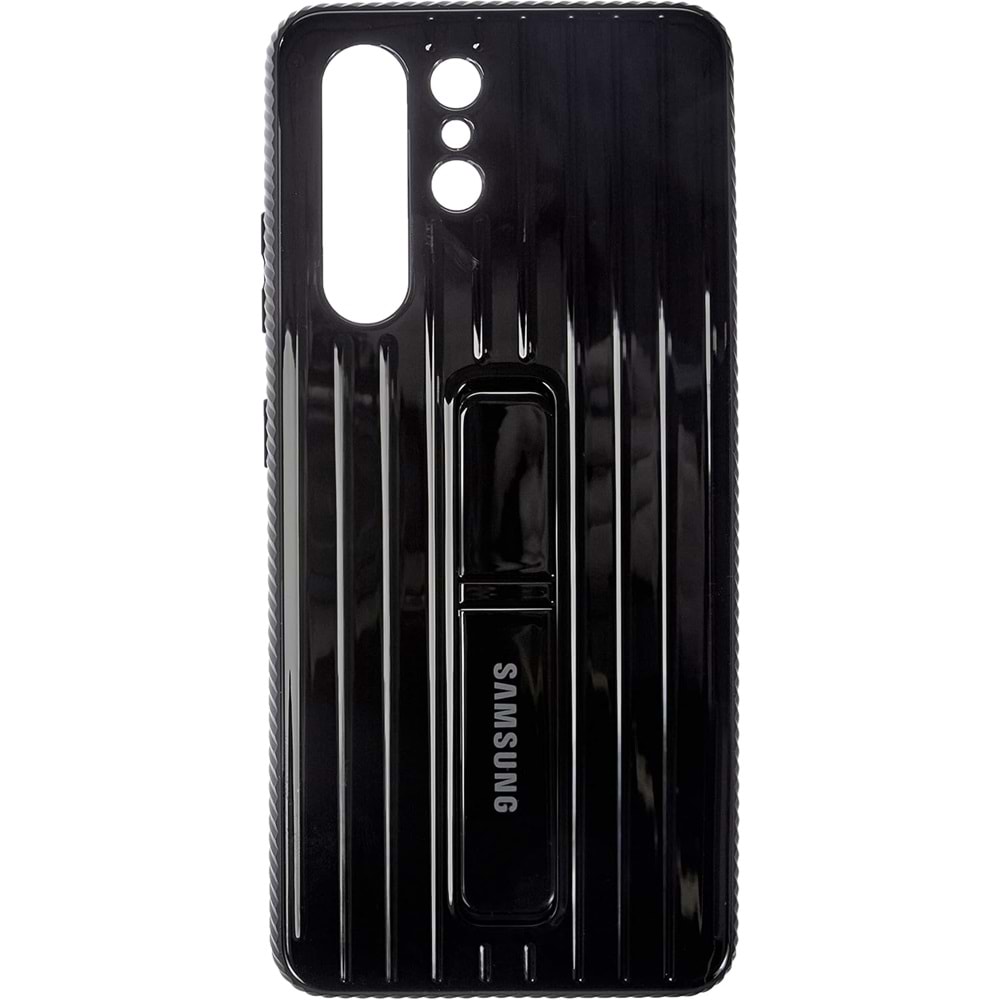 Samsung Galaxy S21 Ultra 5G Protective Standing Cover Kılıf, Siyah EF-RG991