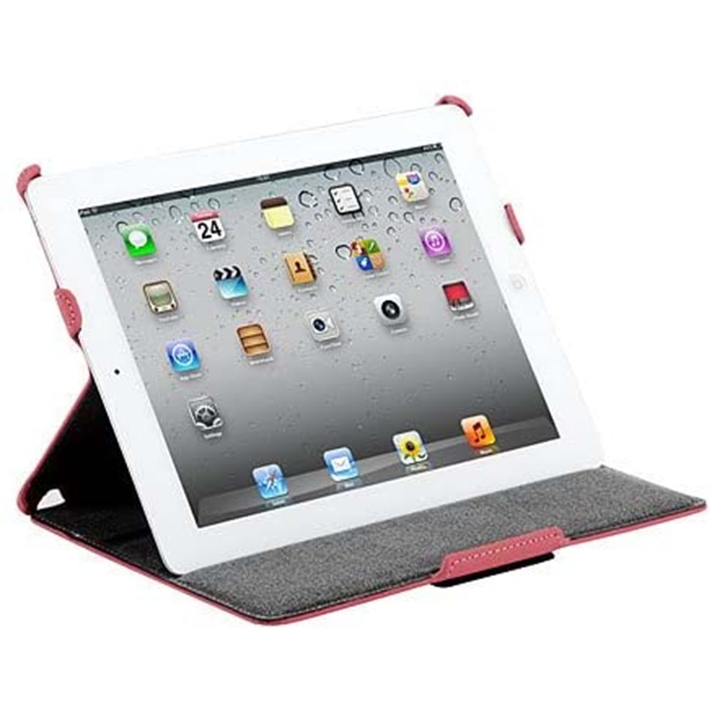 Targus Vuscape iPad 2. Nesil, 3. Nesil ve 4. Nesil 9.7 için Kılıf THZ15703EU, Kırmızı