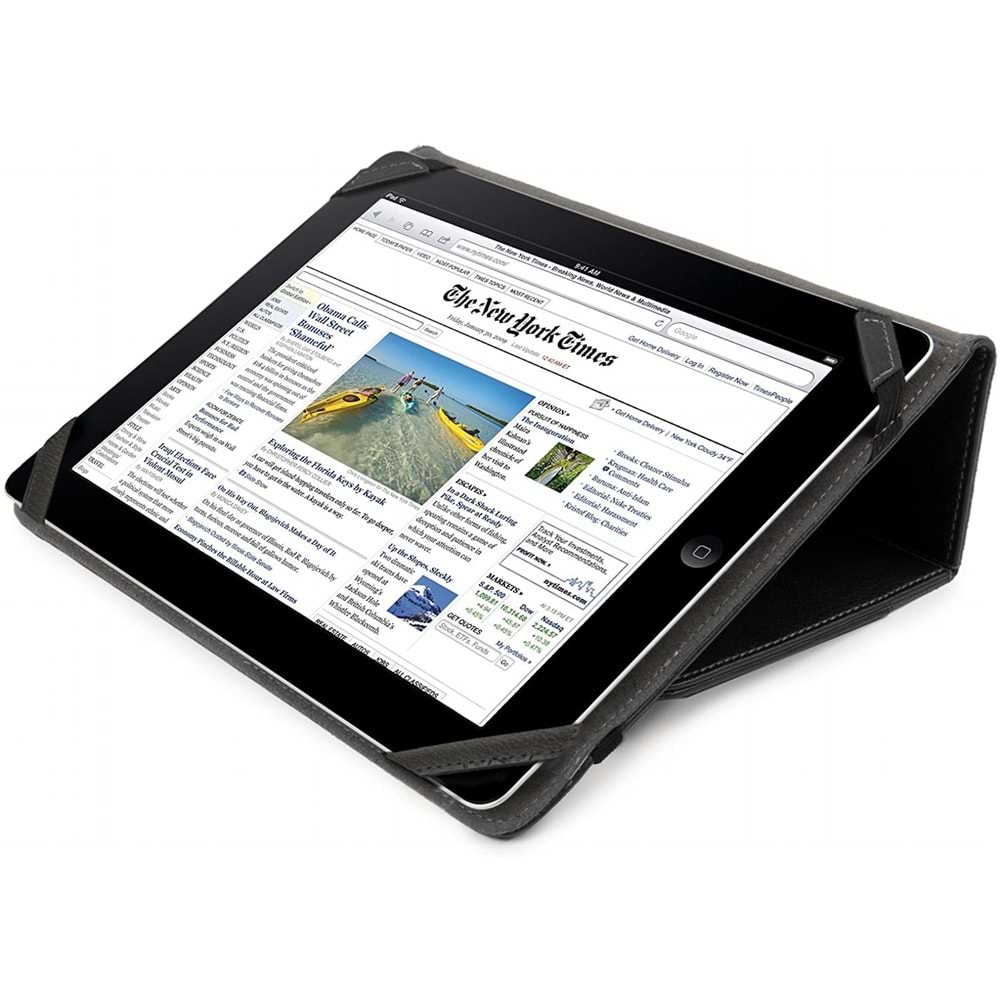 Muvit Business Premium iPad 2, 3 ve 4. Nesil için Kılıf ve Stand Siyah