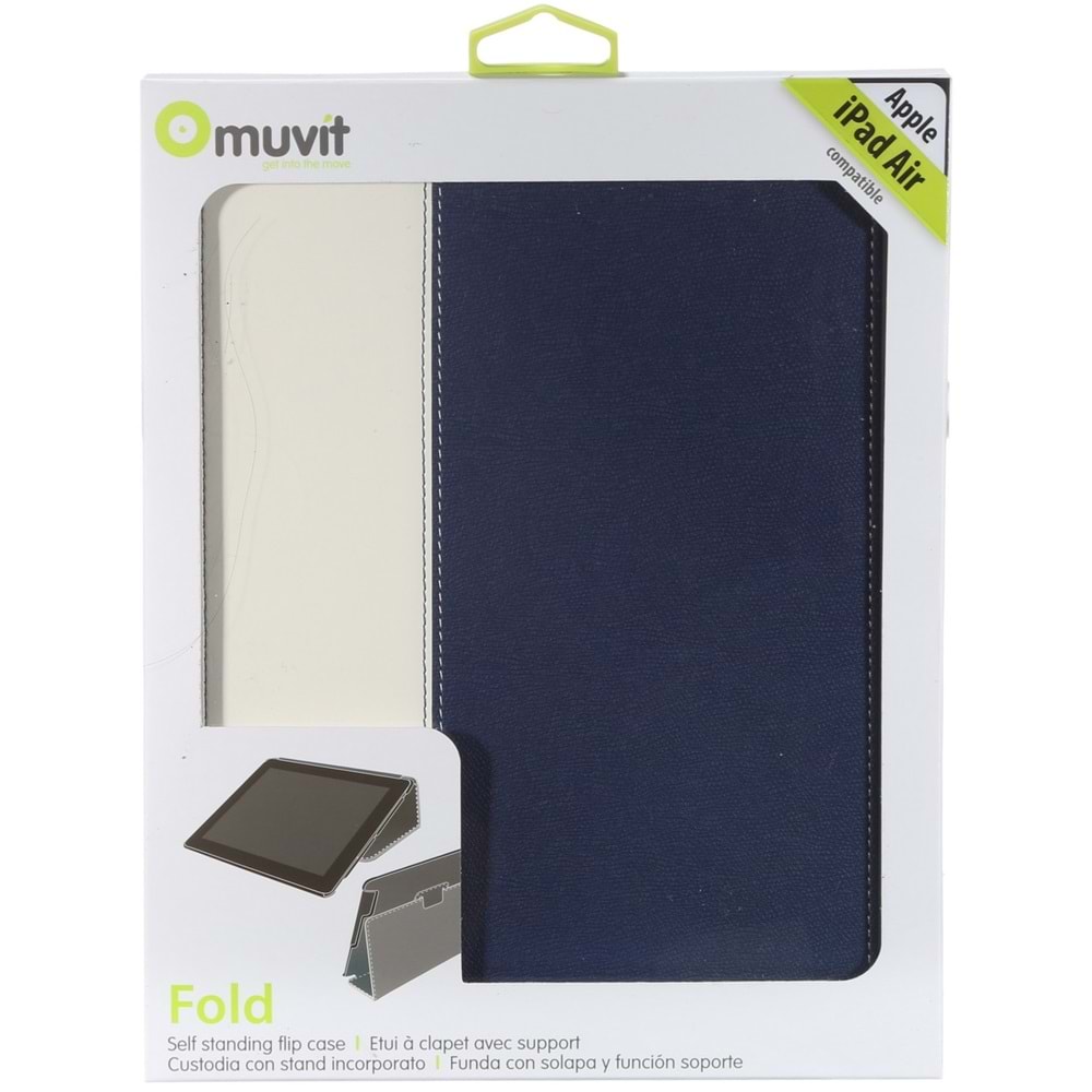 Muvit Fold iPad 5 (2017) 5. Nesil A1822 ve A1823 için Kılıf ve Stand