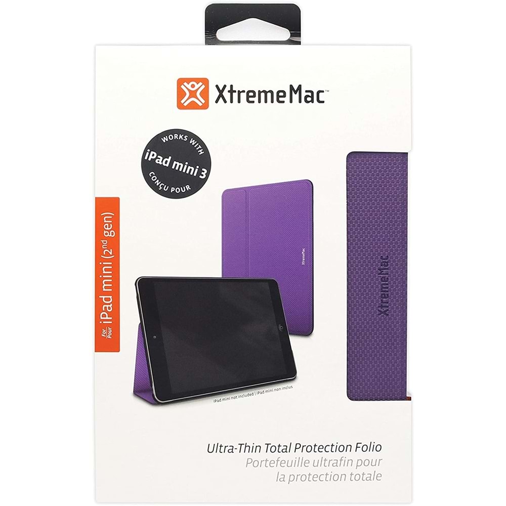 XtremeMac Ultra-Thin iPad Mini 1, 2 ve 3. Nesil (A1432, A1454, A1489, A1490, A1599) için Kılıf