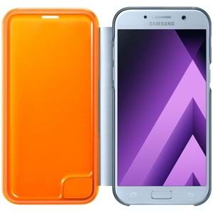 Samsung Galaxy A7 2017 Neon Flip Wallet Kapaklı Kılıf