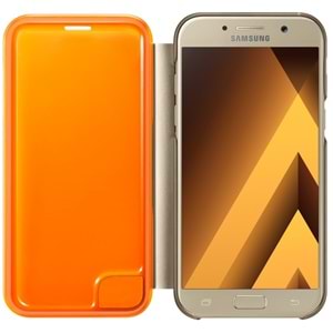 Samsung Galaxy A7 2017 Neon Flip Wallet Kapaklı Kılıf