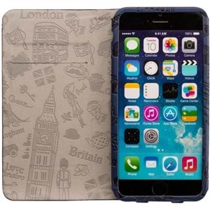 Ozaki Travel iPhone 6 ve 6S için Kapaklı Kılıf, Cüzdan Kılıf