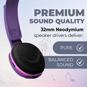 Philips Kids SHK2000PK Kulak Üstü Kulaklık, Pembe