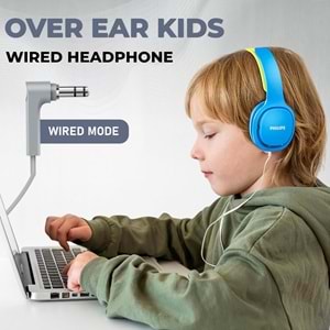 Philips Kids SHK2000BL Kulak Üstü Kulaklık, Mavi