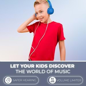 Philips Kids SHK2000BL Kulak Üstü Kulaklık, Mavi