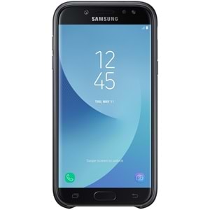 Samsung Galaxy J5 Pro Dual-layer Çift Katlı Koruyucu Kılıf, Siyah EF-PJ530CBEGME