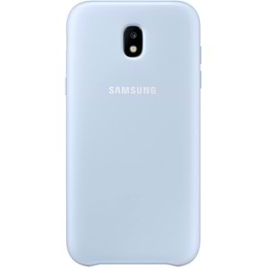 Samsung Galaxy J5 2017 Dual-layer Çift Katlı Koruyucu Kılıf, Mavi