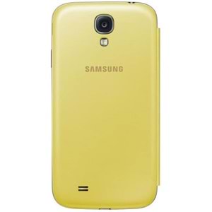 Samsung Galaxy S4 (i9500) S-View Cover Orijinal Kapaklı Kılıf, Sarı EF-CI950BYEGWW