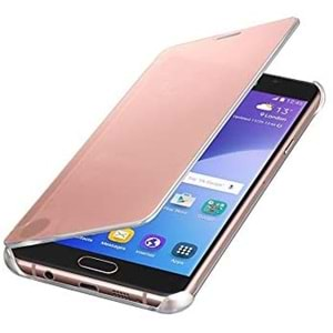 Samsung Galaxy A7 2016 Clear View Cover Akıllı Kılıf, Rose Gold EF-ZA710CZEGWW