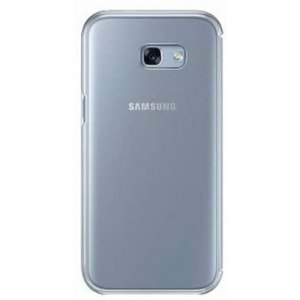 Samsung Galaxy A5 2017 Clear View Cover Akıllı Kılıf, Mavi EF-ZA520CLEGWW