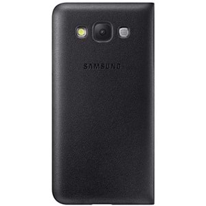 Samsung Galaxy E5 Flip Wallet Cüzdan Kılıf, Siyah EF-WE500BBEGWW