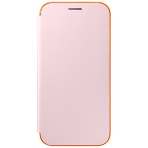 Samsung Galaxy A5 2017 Neon Flip Wallet Kapaklı Kılıf, Rose Gold EF-FA520PPEGWW
