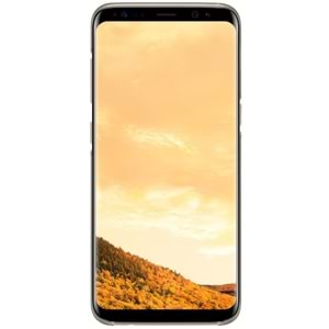 Samsung Galaxy S8 Clear Cover Şeffaf Kılıf, Gold (Samsung Türkiye Garantli)