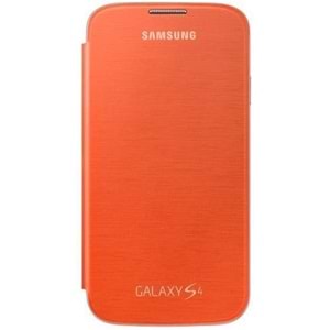 Samsung Galaxy S4 Flip Wallet Cover Kılıf, Turuncu EF-FI950BOEGWW
