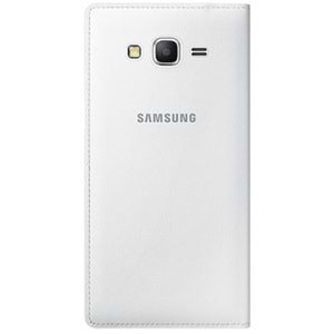 Samsung Galaxy Grand Prime Flip Wallet Kılıf, Beyaz EF-WG530BWSEGWW