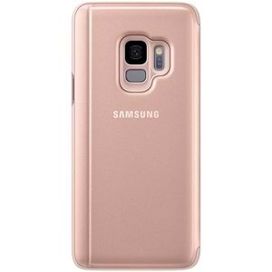 Samsung Galaxy S9 Clear View Standing Akıllı Kılıf, Gold (Samsung Türkiye Garantili)