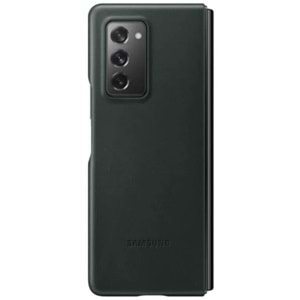 Samsung Galaxy Z Fold2 Deri Kılıf Lether Cover EF-VF916L, Yeşil
