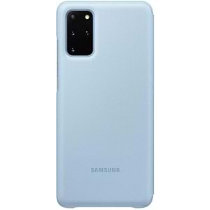 Samsung Galaxy S20+ Plus için LED View Cover Akıllı Kılıf, Mavi EF-NG985PLEGTR