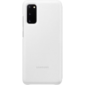 Samsung Galaxy S20 LED View Cover Akıllı Kılıf, Beyaz EF-NG980PWEGTR