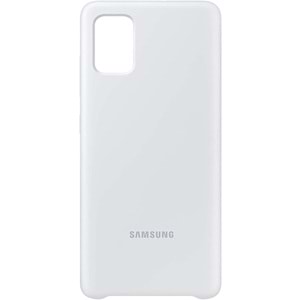 Samsung Galaxy A51 Silikon Cover Kılıf, Beyaz EF-PA515TWEGWW