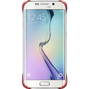 Samsung Galaxy S6 Edge Protective Cover Orjinal Kılıf, Kırmızı