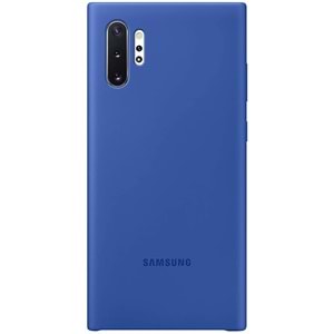 Samsung Galaxy Note 10+ Plus (N975) Silikon Cover Kılıf, Mavi EF-PN975TLEGWW