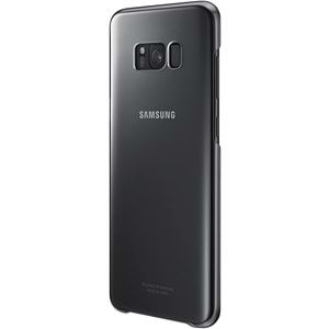 Samsung Galaxy S8+ Plus Clear Cover Şeffaf Kılıf, Siyah (Samsung Türkiye Garantli)