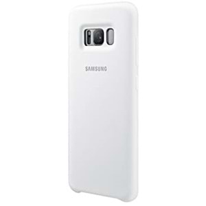 Samsung Galaxy S8 Silicone Cover Silikon Kılıf, Beyaz EF-PG950TWEGWW