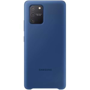 Samsung Galaxy S10 Lite Silikon Cover Kılıf, Mavi EF-PG770TLEGWW