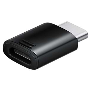 Samsung EE-GN930K Type-C to Micro USB Adapter 3lü, Siyah (Samsung Türkiye Garantili)