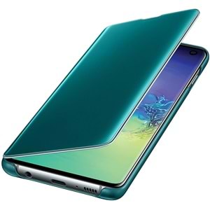Samsung Galaxy S10 Clear View Cover Akıllı Kılıf, Yeşil EF-ZG973CGEGWW