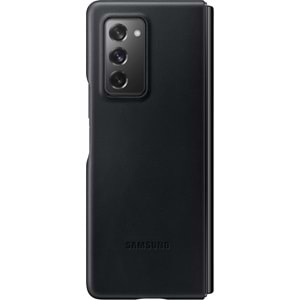 Samsung Galaxy Z Fold2 Deri Kılıf Lether Cover EF-VF916L, Siyah