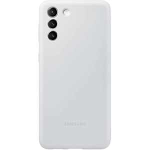 Samsung Galaxy S21 Silikon Cover Kılıf, Gri EF-PG991TJEGWW