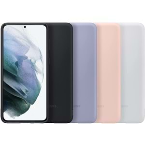 Samsung Galaxy S21 Silikon Cover Kılıf, Mor EF-PG991TVEGWW
