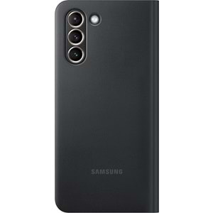 Samsung Galaxy S21 5G Smart LED View Kapaklı Kılıf, Siyah EF-NG991PBEGTR