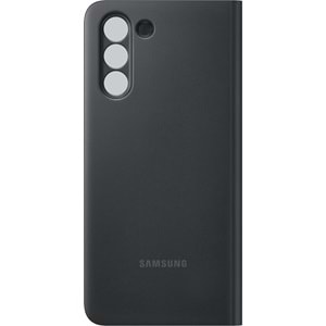 Samsung Galaxy S21 5G Smart Clear View Kapaklı Kılıf, Siyah EF-ZG991CBEGTR