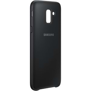 Samsung Galaxy J6 Dual Layer Çift Katmanlı Kılıf, Siyah EF-PJ600CBEGWW