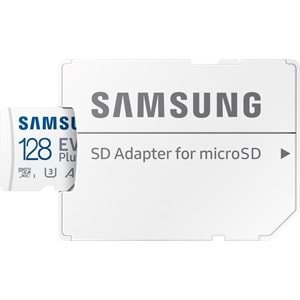 Samsung Evo Plus 128GB microSD Hafıza Kartı MB-MC128KA/TR (Samsung Türkiye Garantili)
