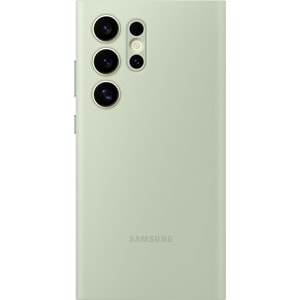 Samsung Galaxy S24 Ultra Akıllı Ekranlı Cüzdanlı Kılıf Smart View Wallet Case, Yeşil EF-ZS928C
