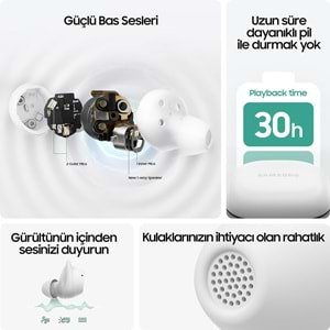 OUTLET Samsung Galaxy Buds FE Kablosuz True Wireless Kulaklık, Grafit